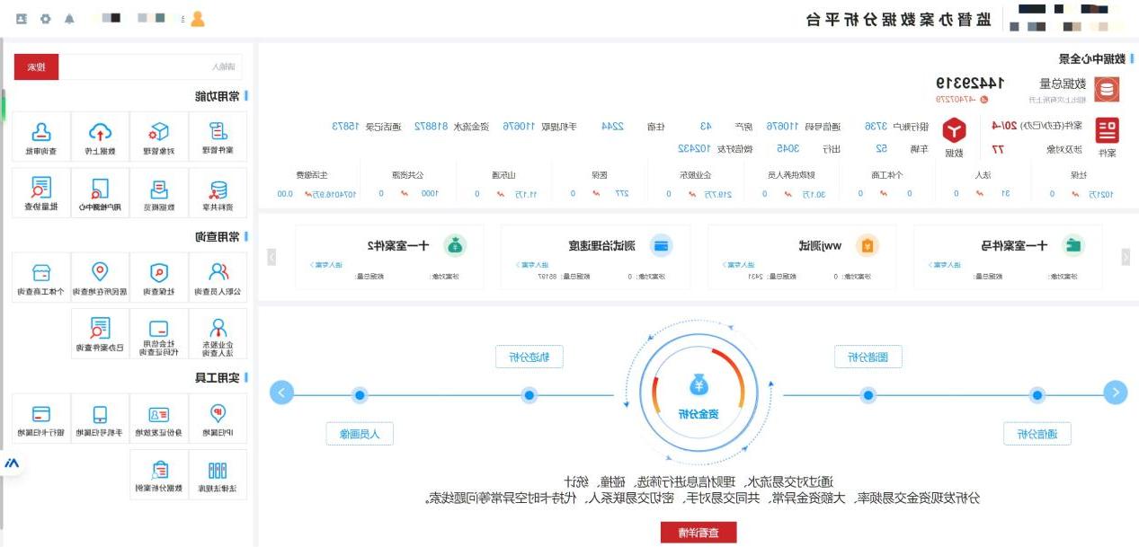 太阳城官方网站纪委办案分析平台总控台